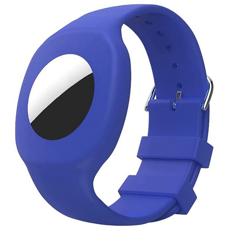 Apple AirTag Silikonarmband till barn, blå - Perfekt på leklandet eller i parken