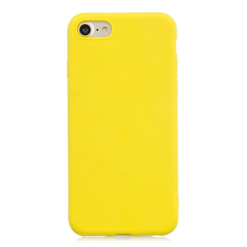 iPhone 8 Mobilskal i TPU, Gul - Mobilskal av hög kvalitet