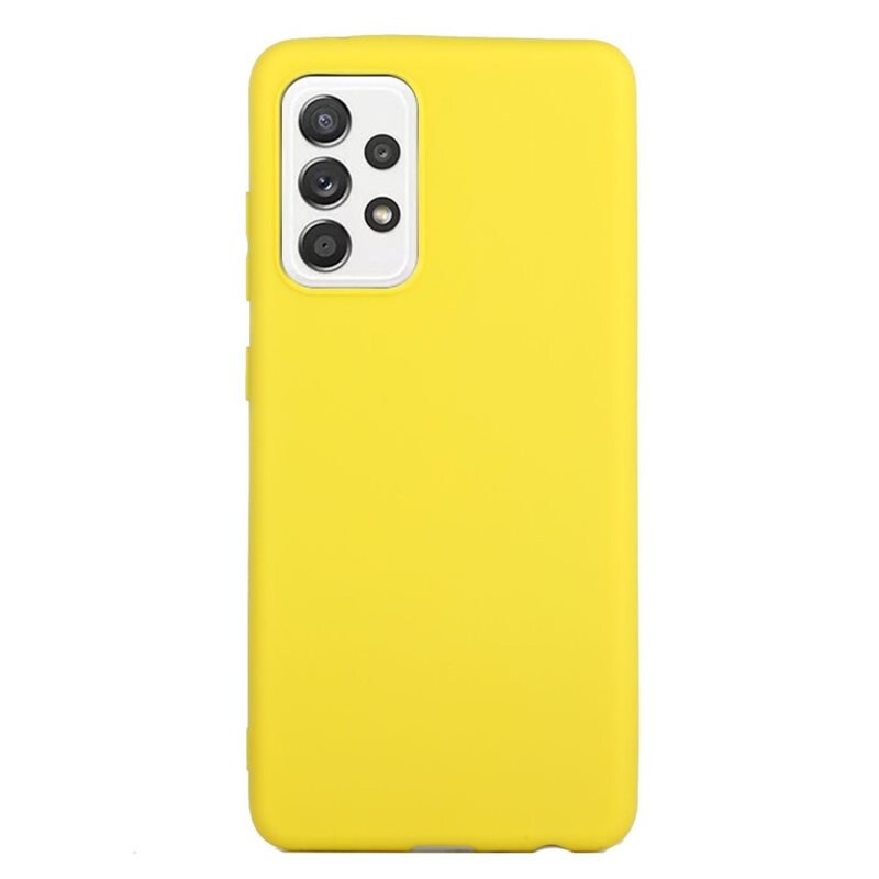Samsung Galaxy A52 5G Mobilskal i TPU, Gul - Mobilskal av hög kvalitet