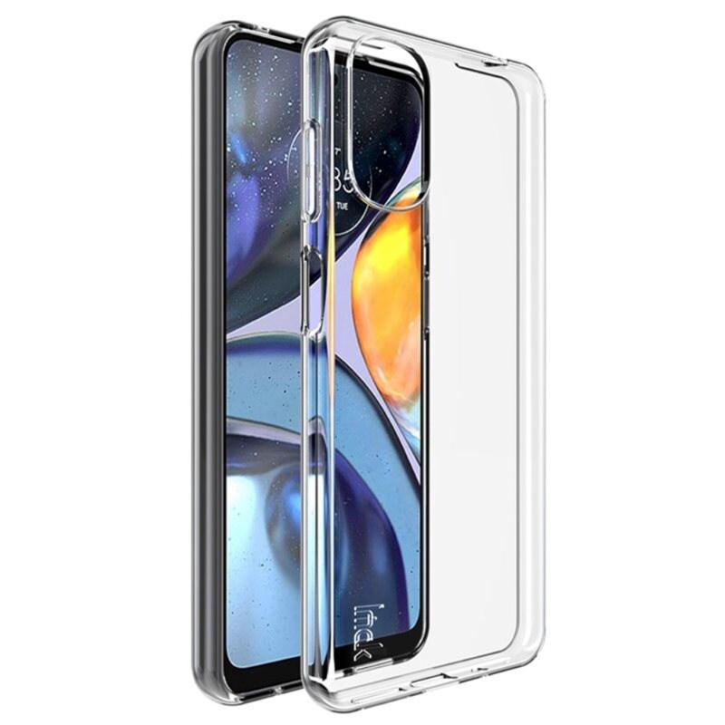 Imak Motorola Moto G22 Skal i TPU, Genomskinlig - Snyggt mobilskal - Skyddar din mobil från skador och slitage