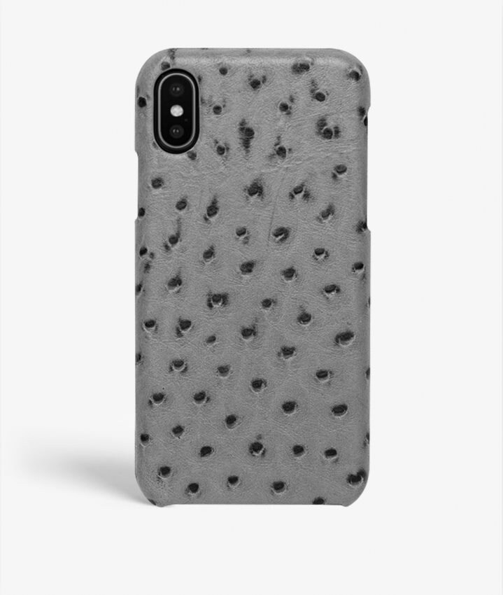 The Case Factory iPhone X/XS Skal Ostrich Grå