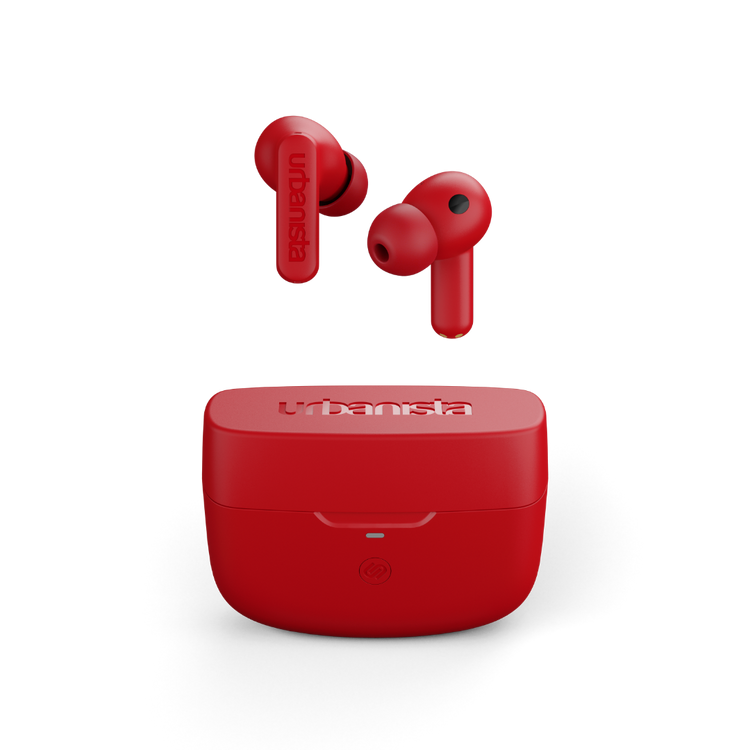 Urbanista Atlanta Trådlösa Hörlurar In-Ear, Vibrant Red