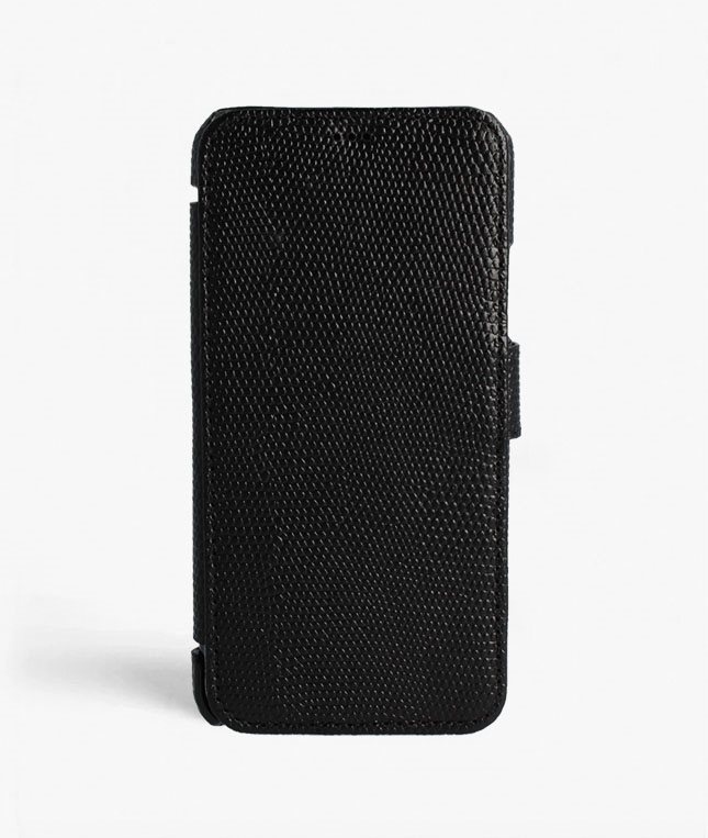 The Case Factory iPhone 11 Pro Max Plånboksfodral Lizard Black