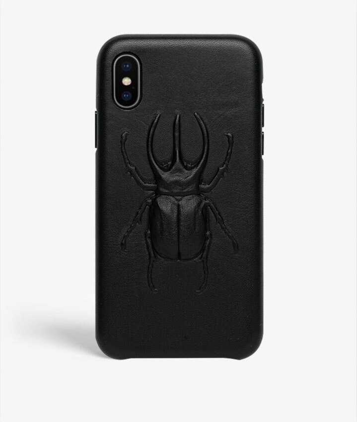 The Case Factory iPhone Xs Max Skal Beetle Calf Black