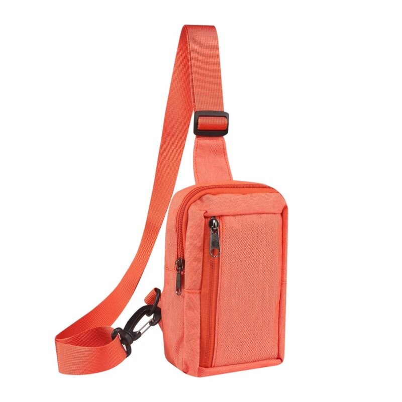 Liten Axelväska i Nylon, orange