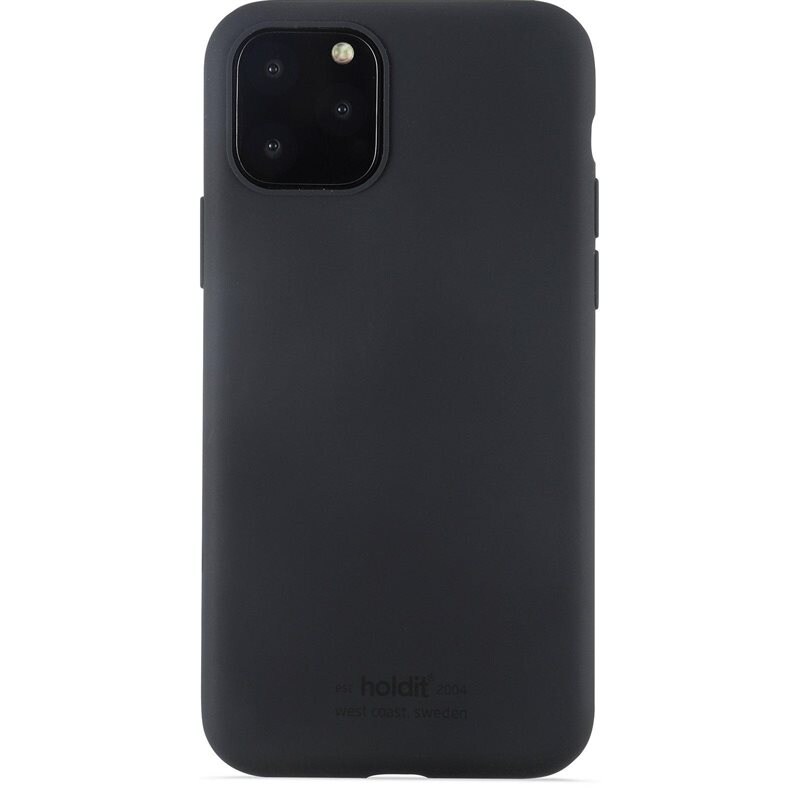 Holdit iPhone X/XS Silicone Case, Black - Trendigt skal i färg