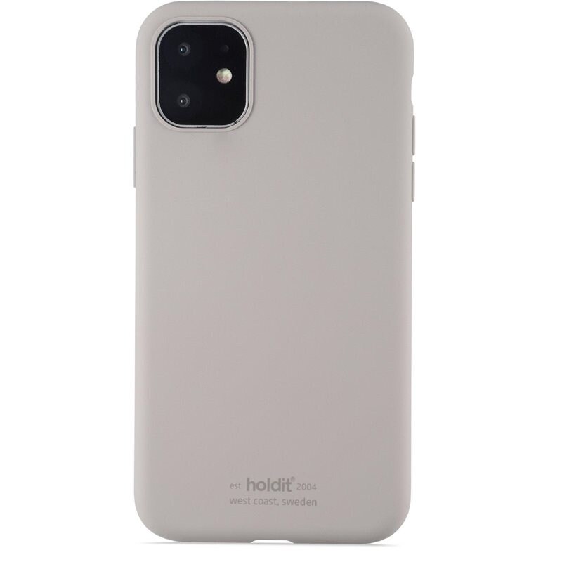 Holdit iPhone Xr Silicone Case, Taupe - Trendigt skal i färg