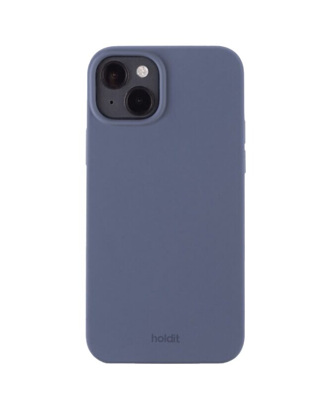 Holdit iPhone 14 Plus Silicone Case, Pacific Blue - Trendigt skal i färg