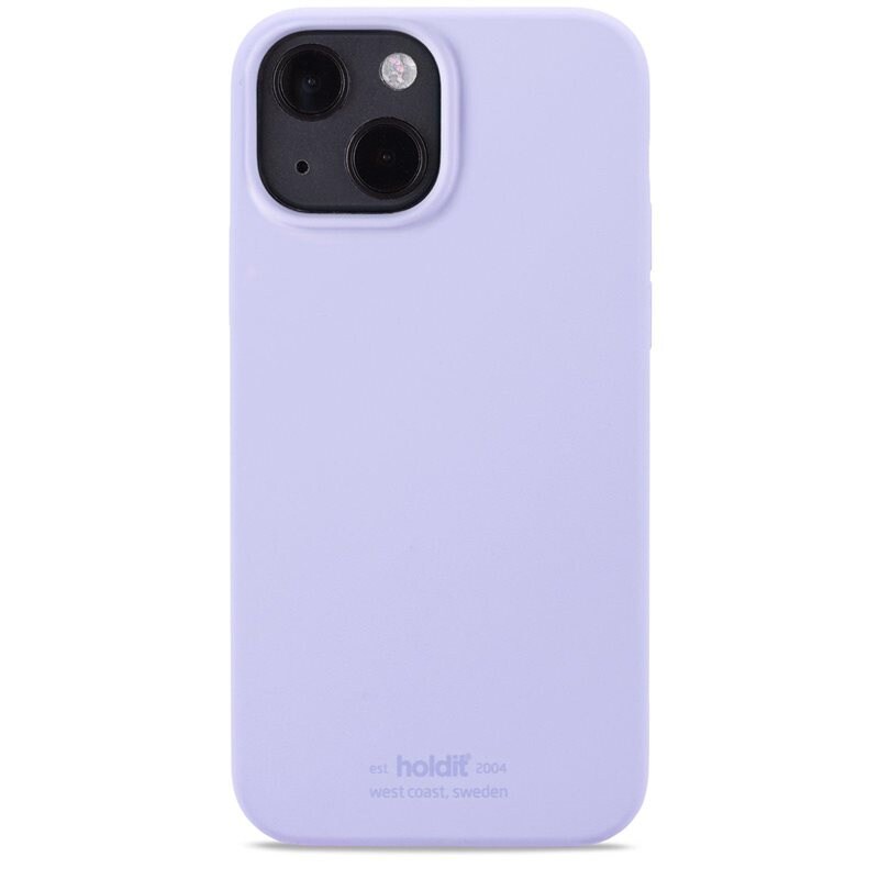 Holdit iPhone 13 Silicone Case, Lavender - Trendigt skal i färg