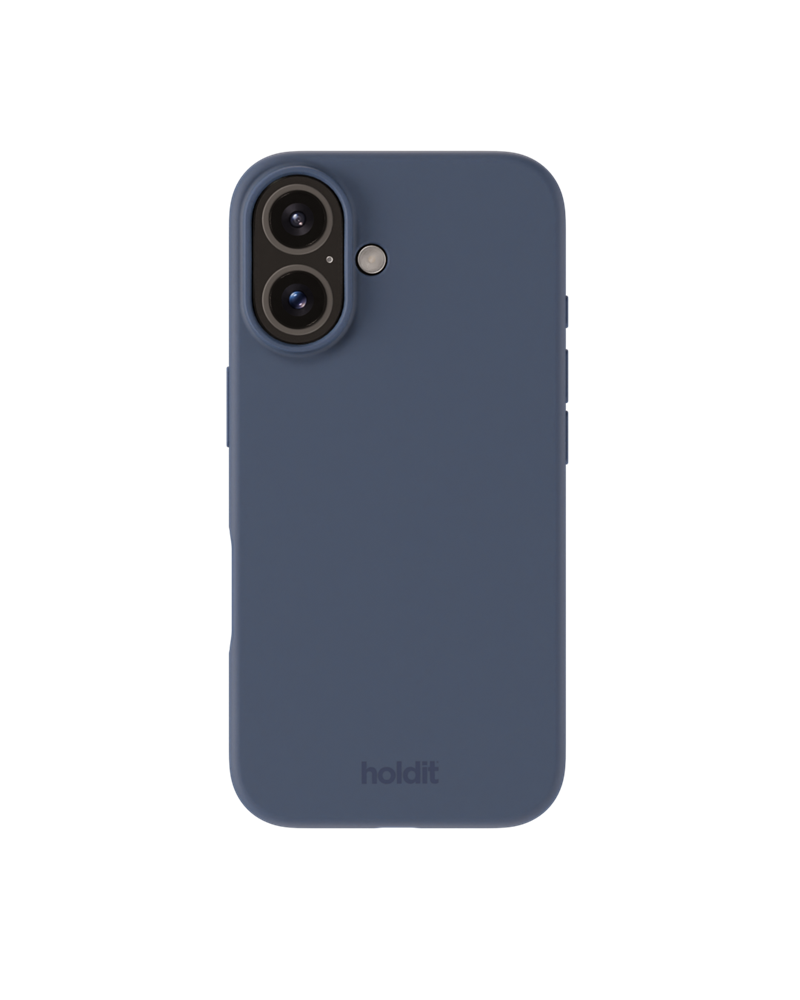 Holdit iPhone 16 Silicone Case, Pacific Blue - Trendigt skal i färg