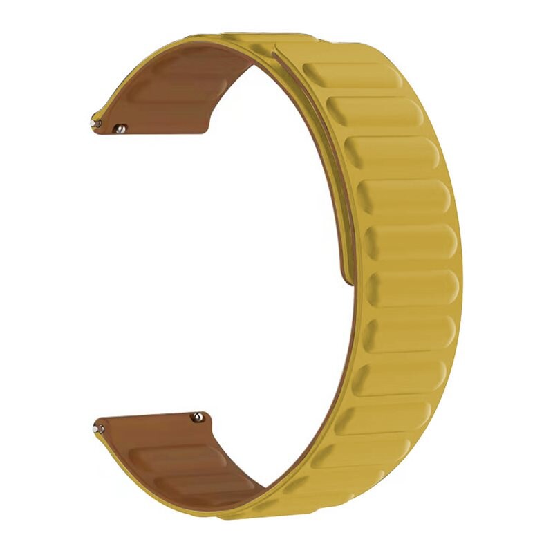 Polar Ignite Armband i silikon med magnetstängning, gul - Armband i silikon med magnetisk stängning