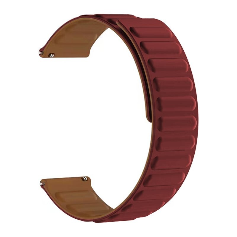 Coros Pace 2 Armband i silikon med magnetstängning, vinröd - Armband i silikon med magnetisk stängning