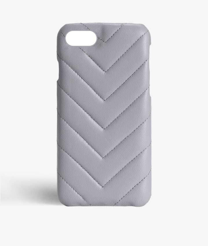 The Case Factory iPhone SE 2022 Skal V Nappa Grey