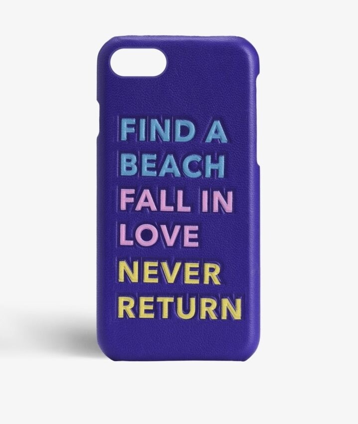 The Case Factory iPhone SE 2022 Skal Find a Beach Purple