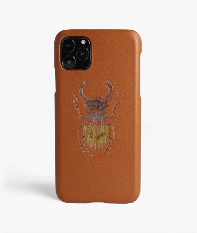 The Case Factory iPhone 11 Pro Max Skal Beetle Calf Dusty Cognac