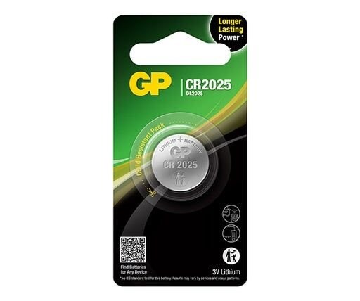 GP Batteries Knappcellbatteri Lithium CR2025