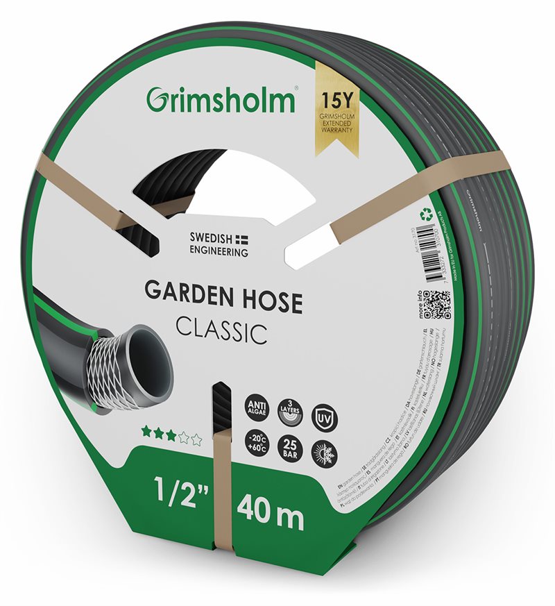 Grimsholm Trädgårdsslang Classic 40m