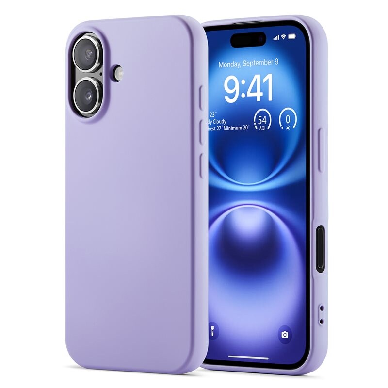 Mobique iPhone 16 Mobilskal i TPU, Lila