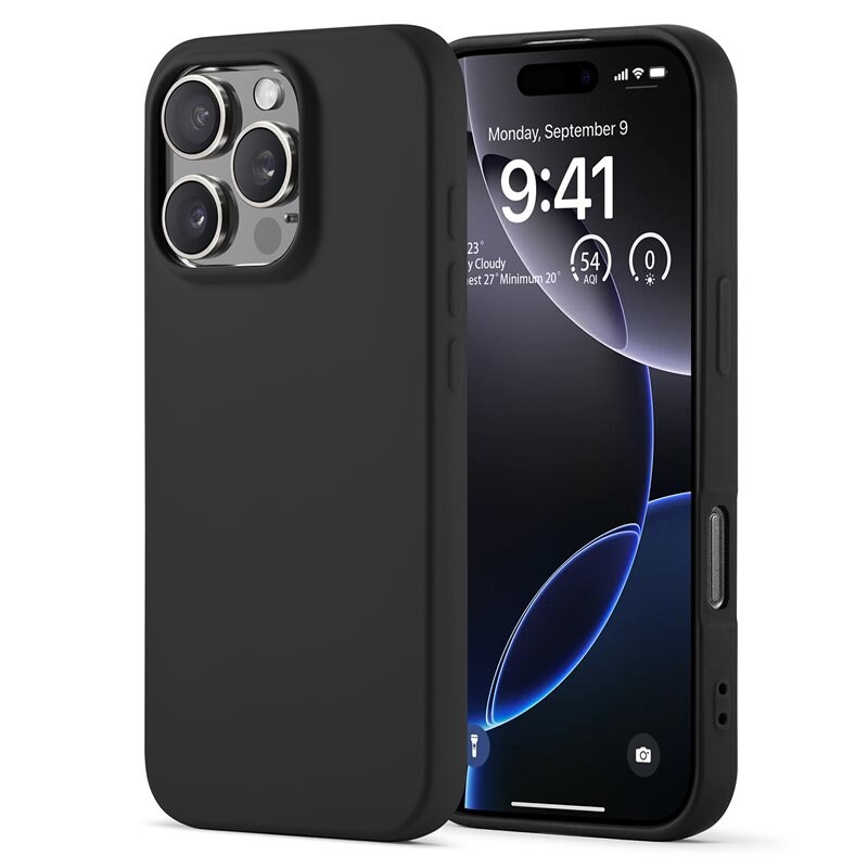 Mobique iPhone 16 Pro MagSafe Mobilskal i TPU, Svart