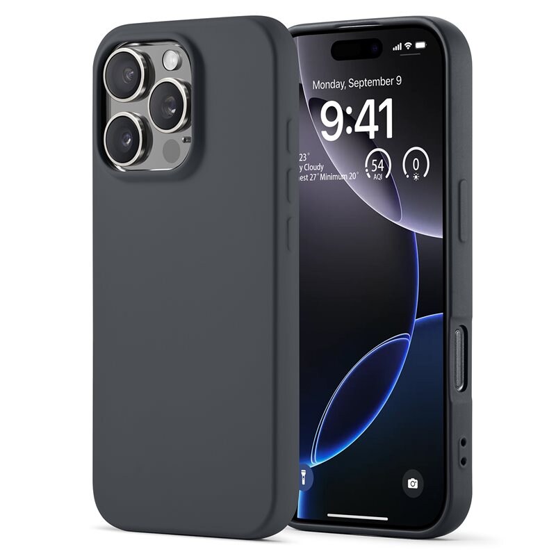 Mobique iPhone 16 Pro Max Mobilskal i TPU, Grå