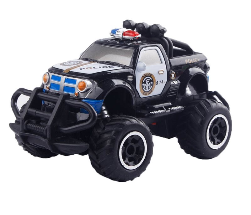 G4P 1:43 Mini Police Truck Radiostyrd bil