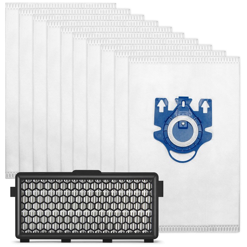 Städpaket: Dammsugarpåsar 10st + HEPA-filter Miele S4