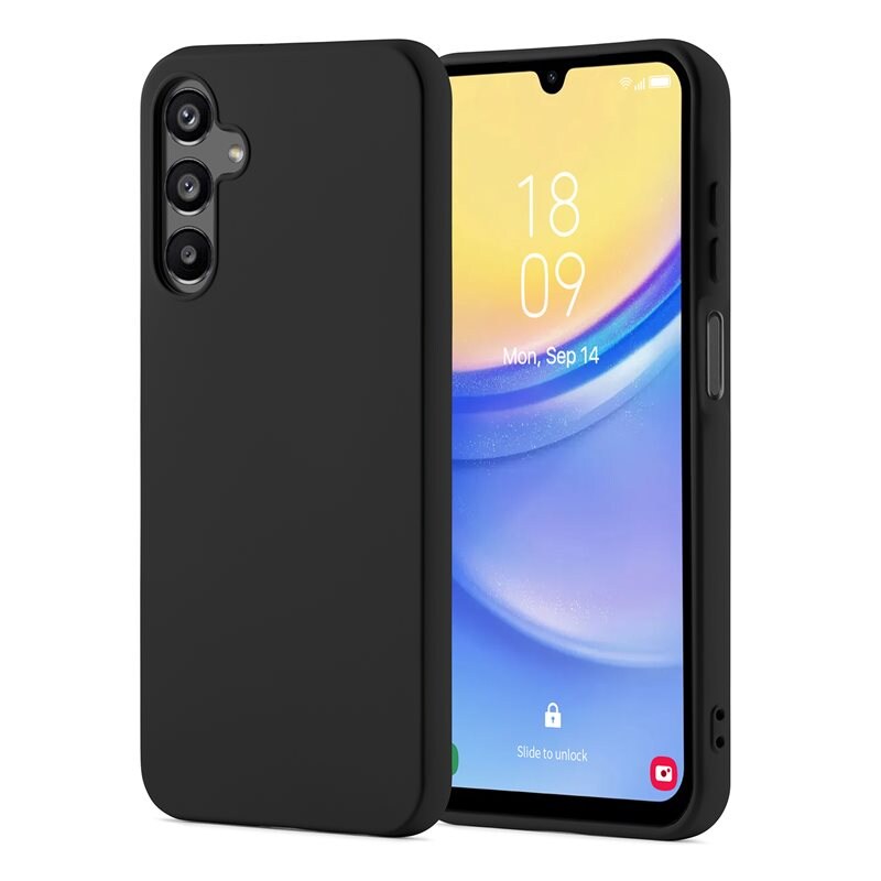 Mobique Samsung Galaxy A15 Mobilskal i TPU, Svart
