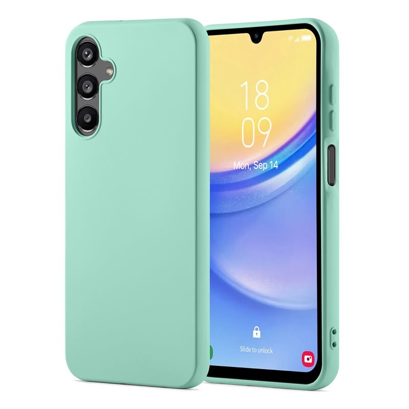 Mobique Samsung Galaxy A15 Mobilskal i TPU, Grön