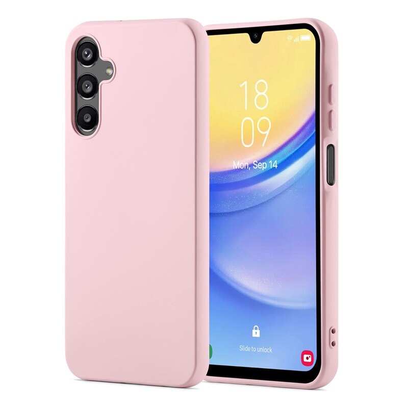 Mobique Samsung Galaxy A15 Mobilskal i TPU, Rosa