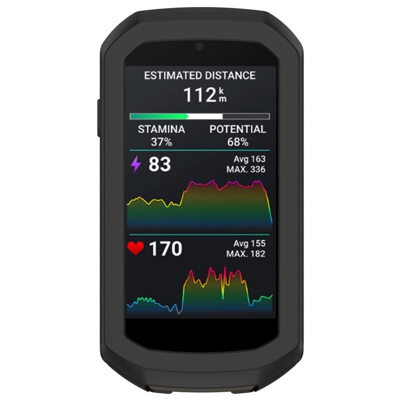 Garmin Edge 1050 Skyddande silikonskal, svart - Skyddande skal