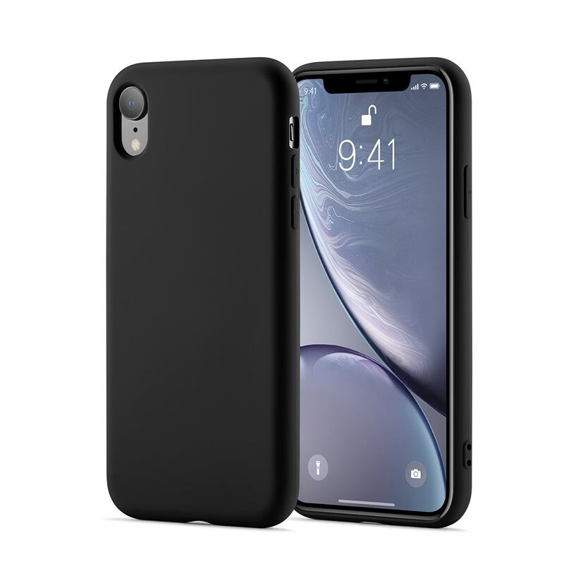 Mobique iPhone Xr Mobilskal i TPU, Svart