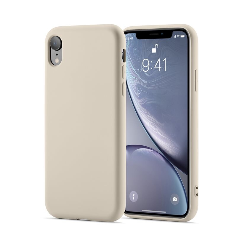 Mobique iPhone Xr Mobilskal i TPU, Beige