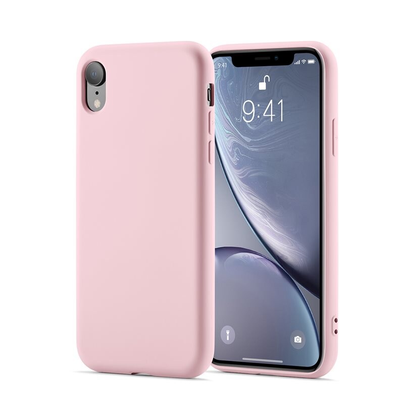 Mobique iPhone Xr Mobilskal i TPU, Rosa