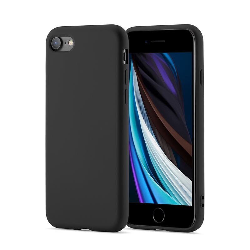 Mobique iPhone 8 Mobilskal i TPU, Svart