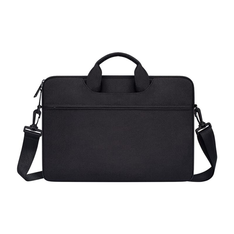 16" Laptopväska med axelrem, svart - Laptop-väska