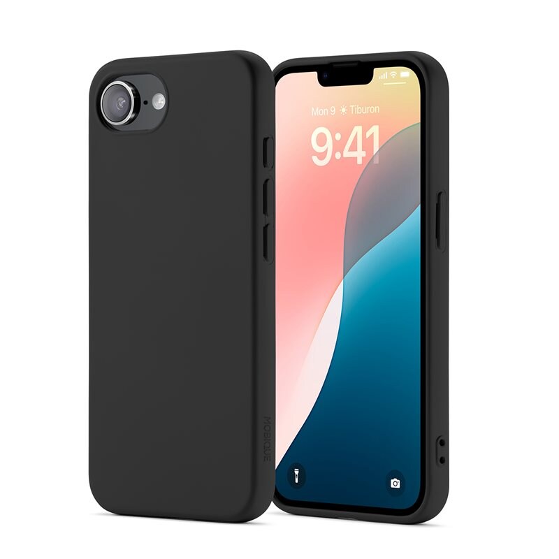 Mobique iPhone 16e MagSafe Mobilskal i TPU, Svart