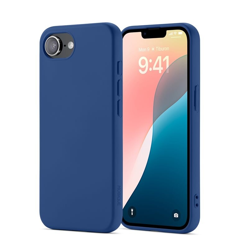 Mobique iPhone 16e Mobilskal i TPU, Mörkblå