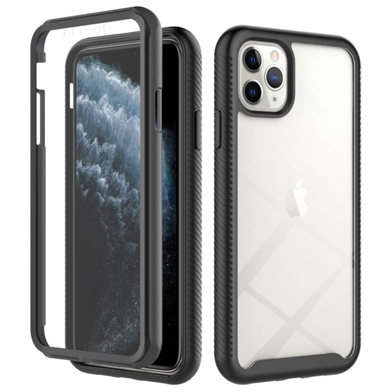 iPhone 11 Pro Max Mobilskal Full Protection, Svart - Heltäckande skal med integrerat skärmskydd