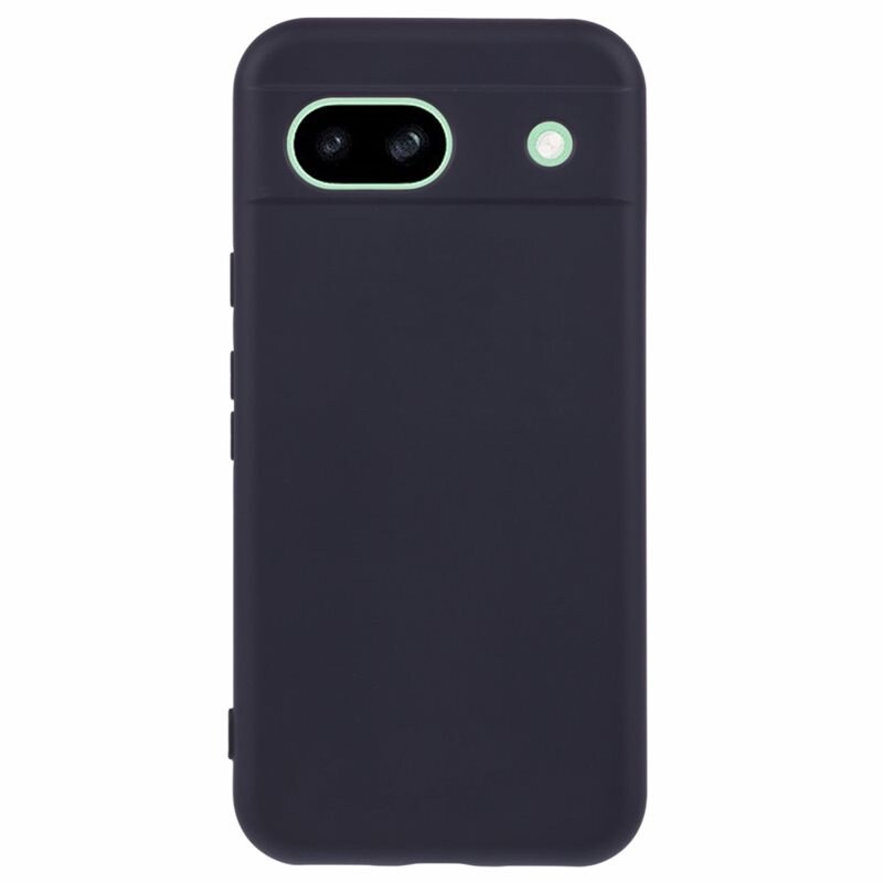 Google Pixel 8a Mobilskal i TPU, Svart - Snyggt skal med skydd för linserna