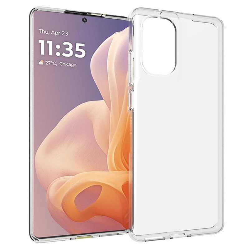 tectTech Motorola Moto G85 Tunt TPU-skal, Genomskinlig - Prisvärt mobilskal av hög kvalitet