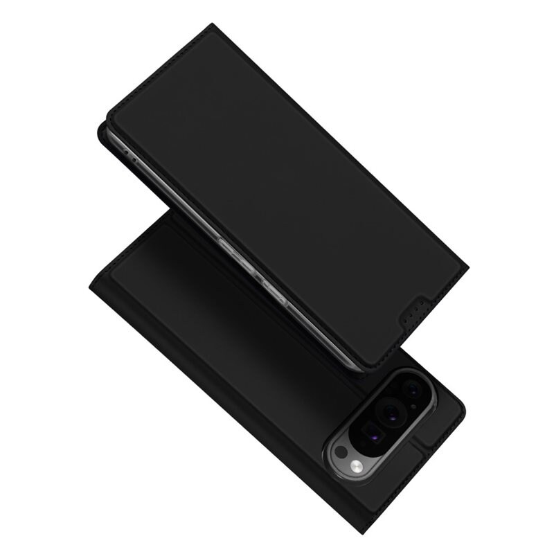 Dux Ducis Google Pixel 10 Pro XL Slimmat mobilfodral, Svart - Tunt mobilfodral med korthållare