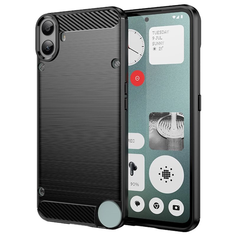 tectTech Nothing CMF Phone 1 TPU-skal Brushed, Svart - Mobilskal i snygg design