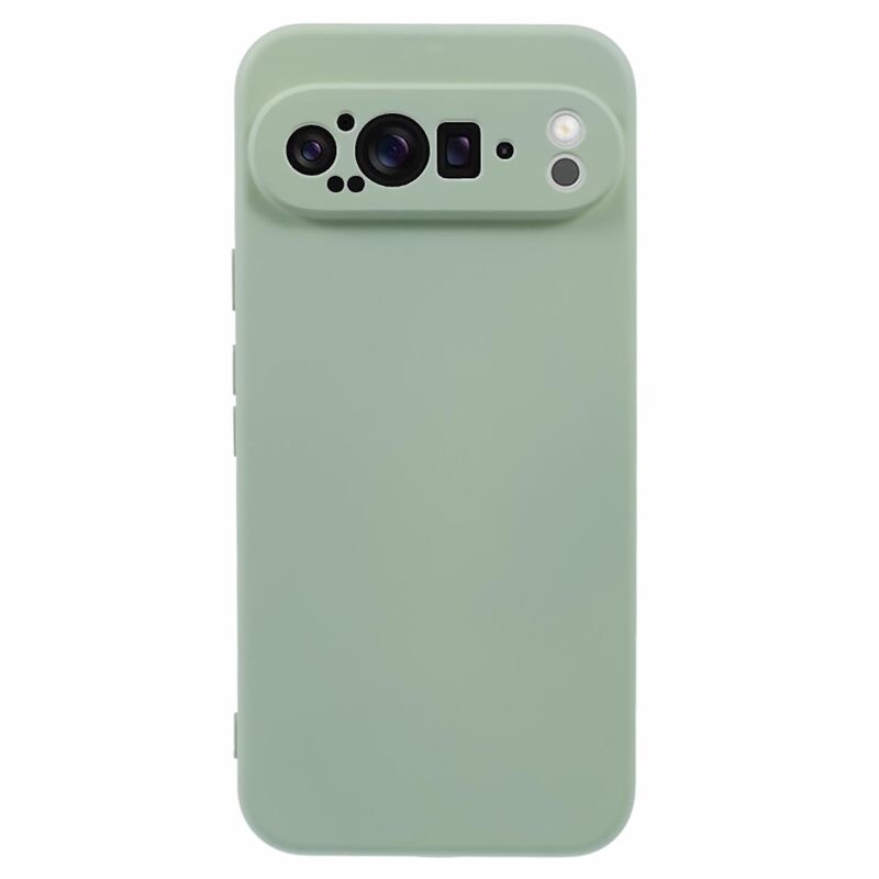 Google Pixel 9 Pro Mobilskal i TPU, Grön - Snyggt skal med skydd för linserna