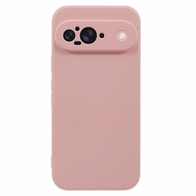 Google Pixel 9 Mobilskal i TPU, Rosa - Snyggt skal med skydd för linserna