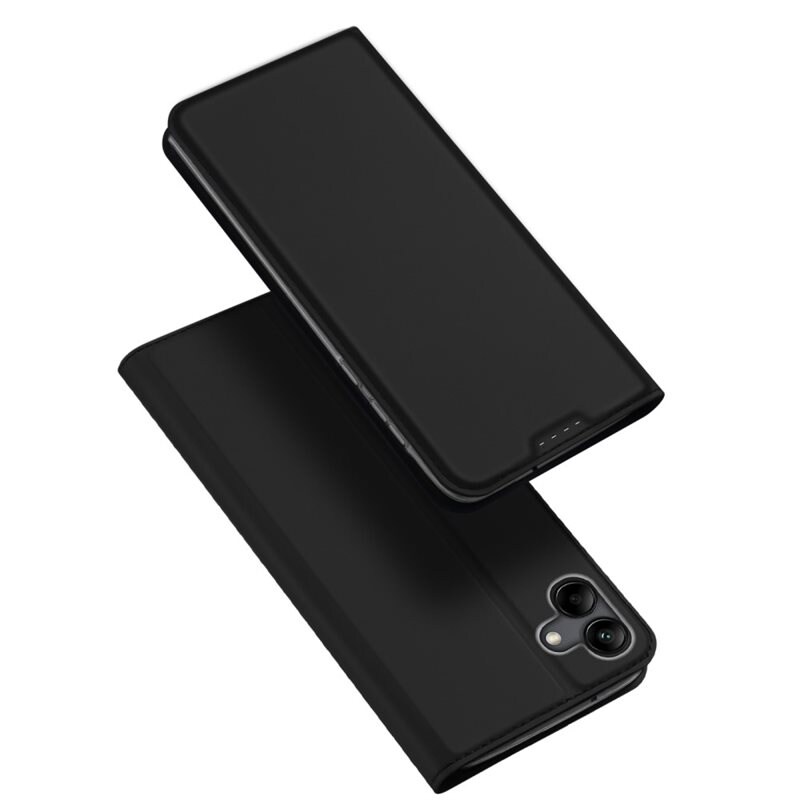 Dux Ducis Samsung Galaxy A04 Slimmat mobilfodral, Svart - Tunt mobilfodral med korthållare