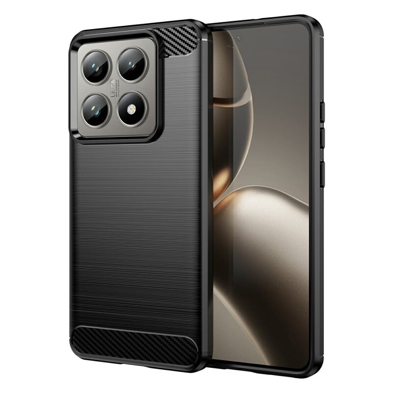 tectTech Xiaomi 15 TPU-skal Brushed, Svart - Mobilskal i snygg design