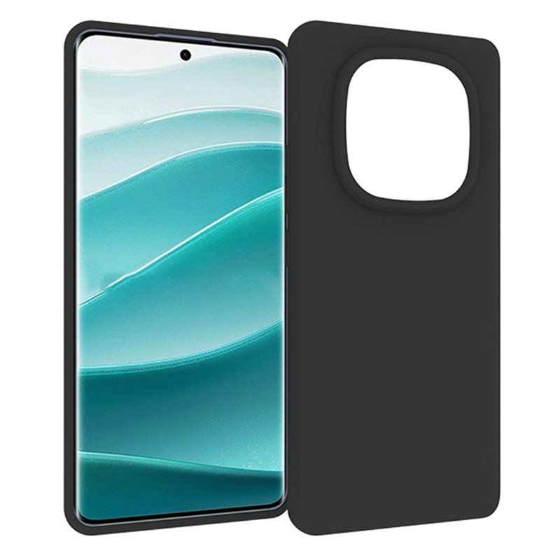 tectTech Xiaomi Redmi Note 14 Pro Tunt TPU-skal, Svart - Prisvärt mobilskal av hög kvalitet