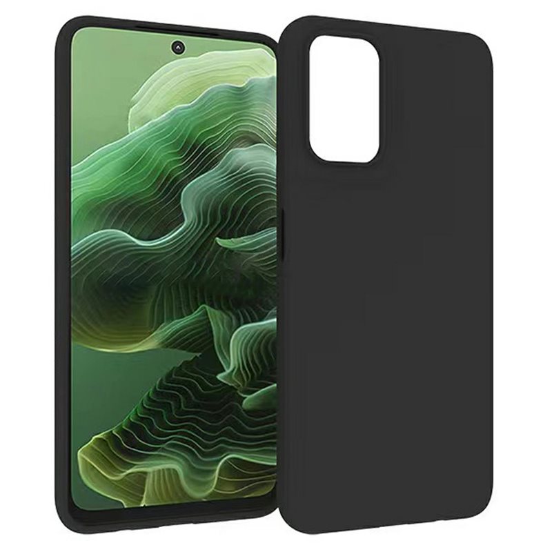tectTech Motorola Moto G35 Tunt TPU-skal, Svart - Prisvärt mobilskal av hög kvalitet
