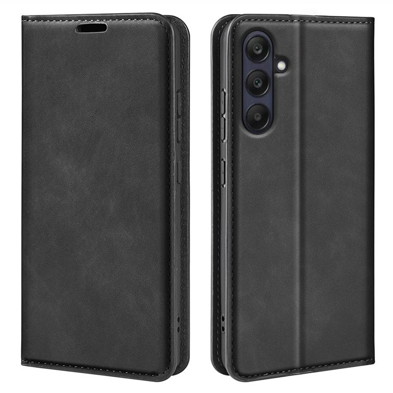 Samsung Galaxy A26 Slimmat fodral med kortfack, Svart - Plånboksfodral i slimmad design