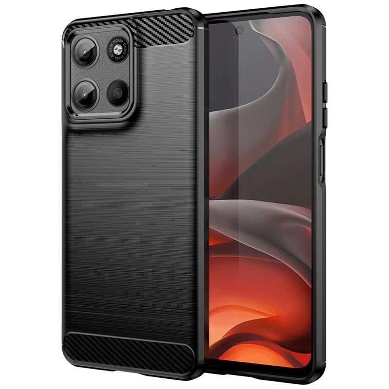 tectTech Motorola Moto G15 Power TPU-skal Brushed, Svart - Mobilskal i snygg design